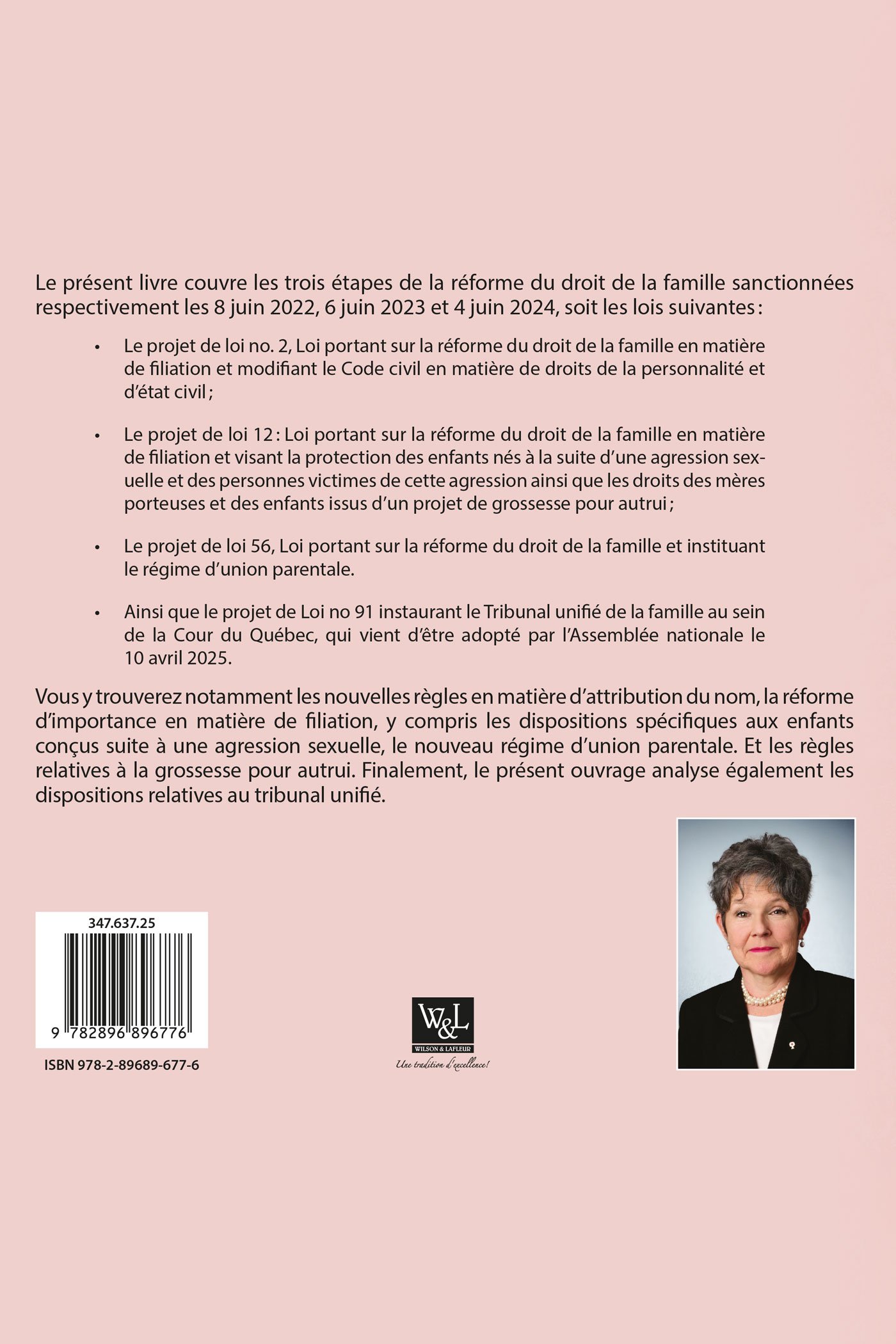 Les réformes du droit de la famille 2022-2023-2024-2025 | Wilson